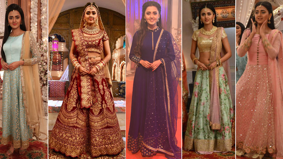 Tejasswi's set trends for the aspiring bride with her looks in Rishta Likhenge Hum Naya