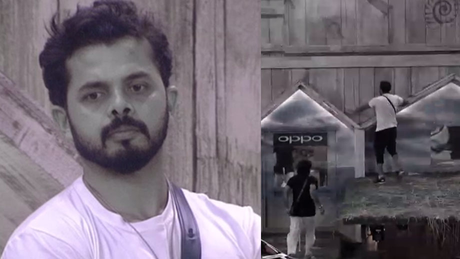 Sreesanth tries to escape from the Bigg Boss house again