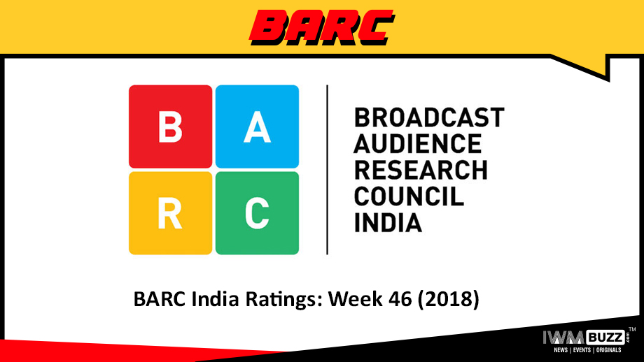 BARC India Ratings: Week 46 (2018); Sony TV takes top slot