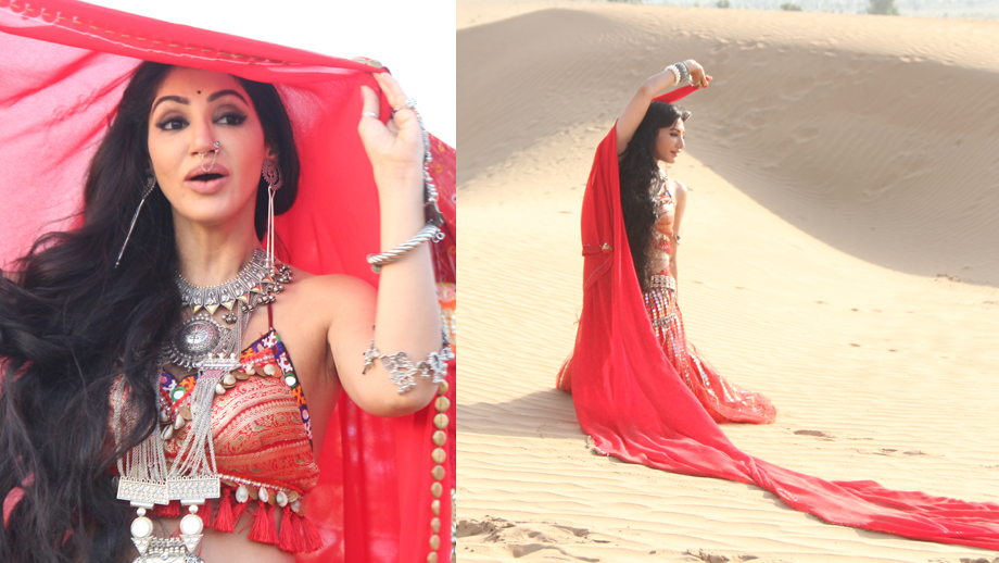 Reyhna Pandit dances bare feet on the hot sands of Rajasthan for Zee TV's Manmohini