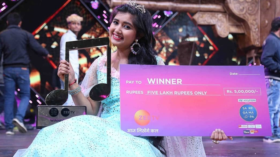 Ishita Vishwakarma wins Zee TV's Sa Re Ga Ma Pa 2