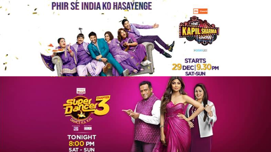 Sony TV’s The Kapil Sharma Show and Super Dancer rate BIG