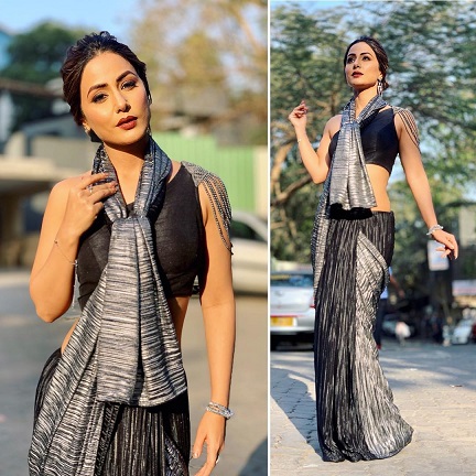 Only TV Fashionista Hina Khan can carry off these daring outfits