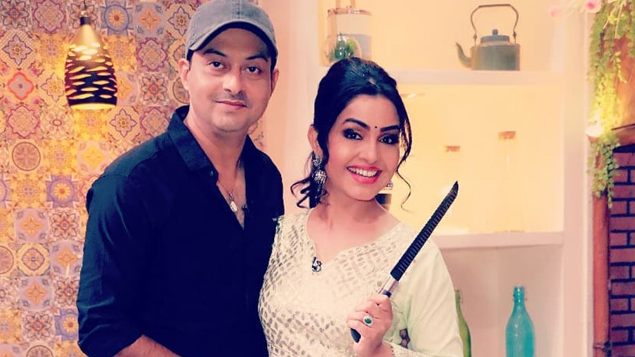 Shubhangi Atre Poorey has a fun filled visit to Kitchen Champion with better half