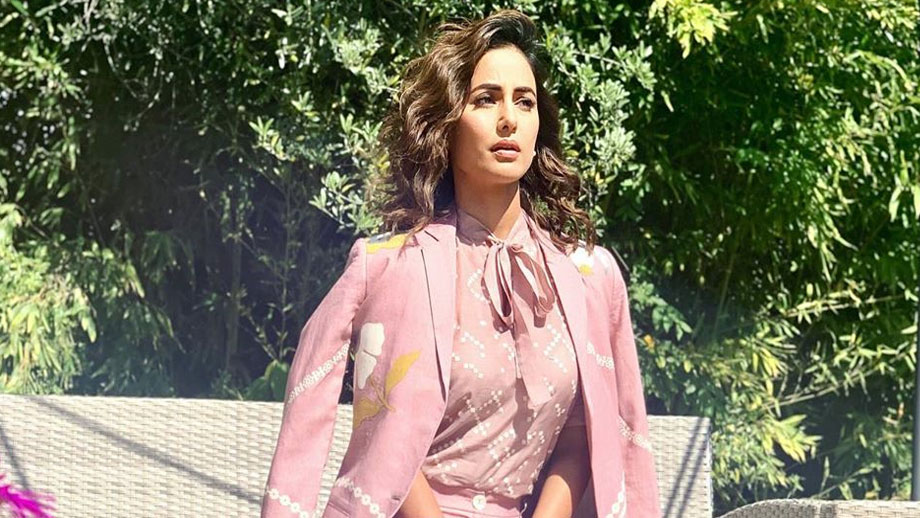 Hina Khan slays in her pink outfit at Cannes 2019