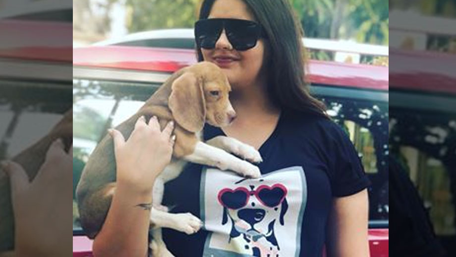 Anjali Anand shows her love towards dogs