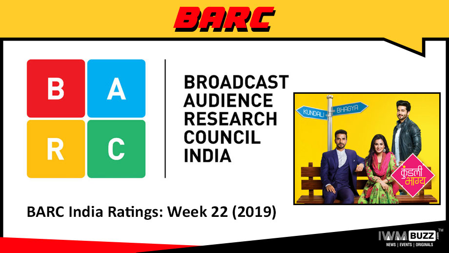 BARC India Ratings: Week 22 (2019); Kundali Bhagya takes the top slot