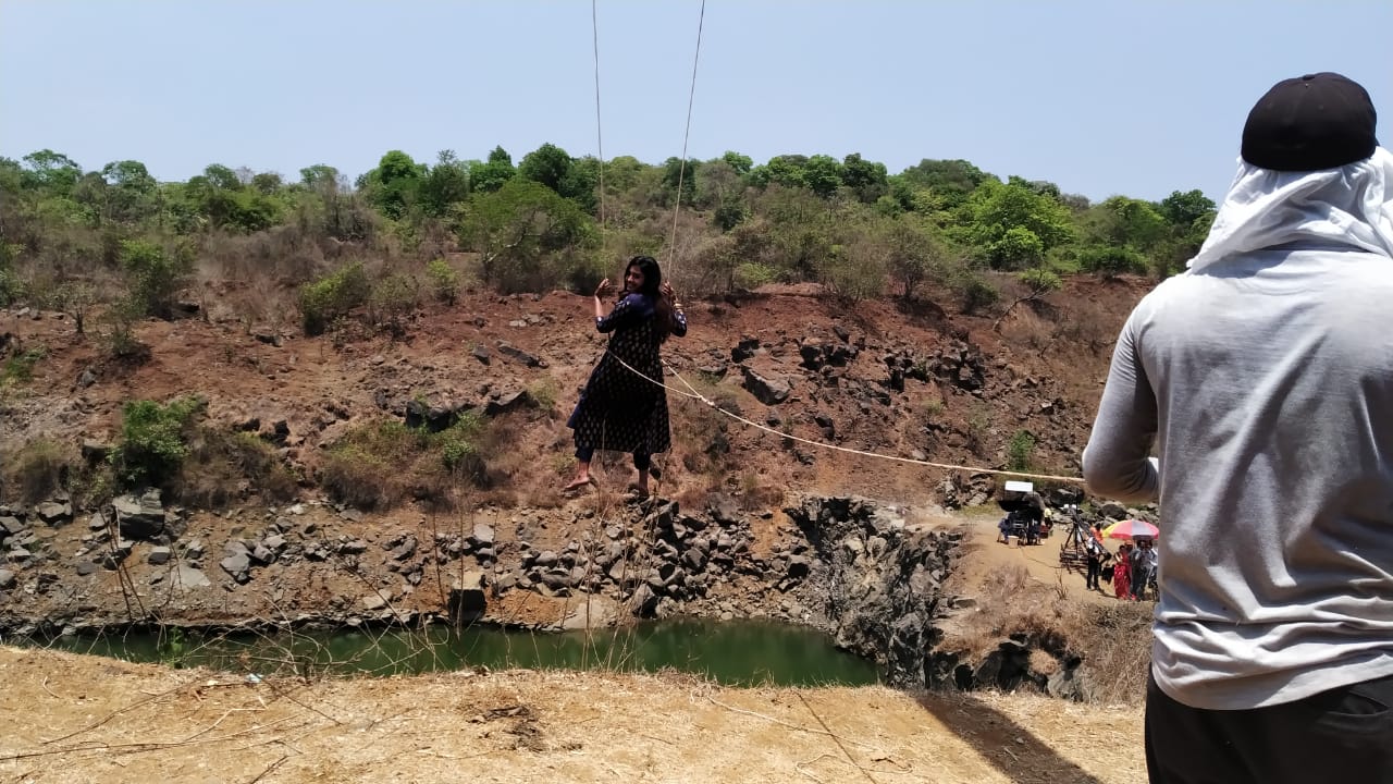 Ek Bhram Sarvagun Sampanna: Tina Philip aka Ishani shoots for a mid-air stunt sequence 2