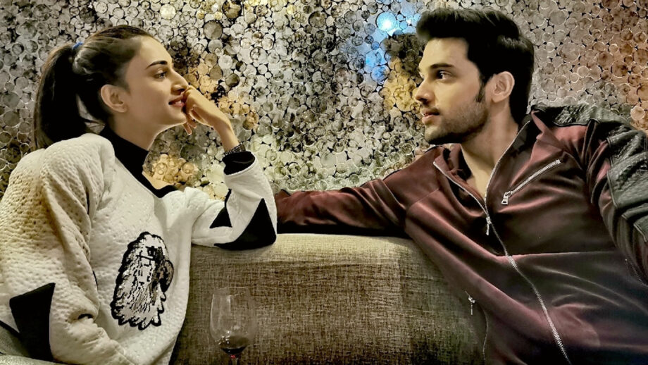 Erica Fernandes and Parth Samthaan look deep into each other's eyes