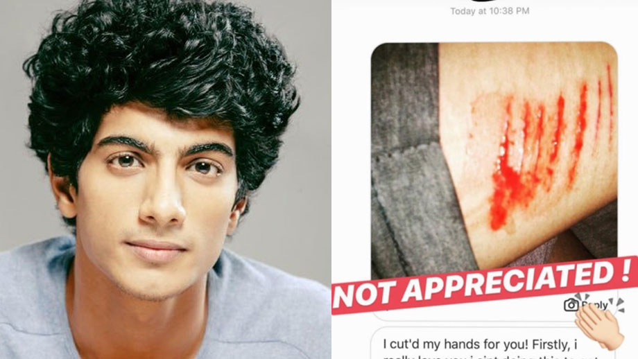 Fan cuts hand to express love for singer Palash Muchhal
