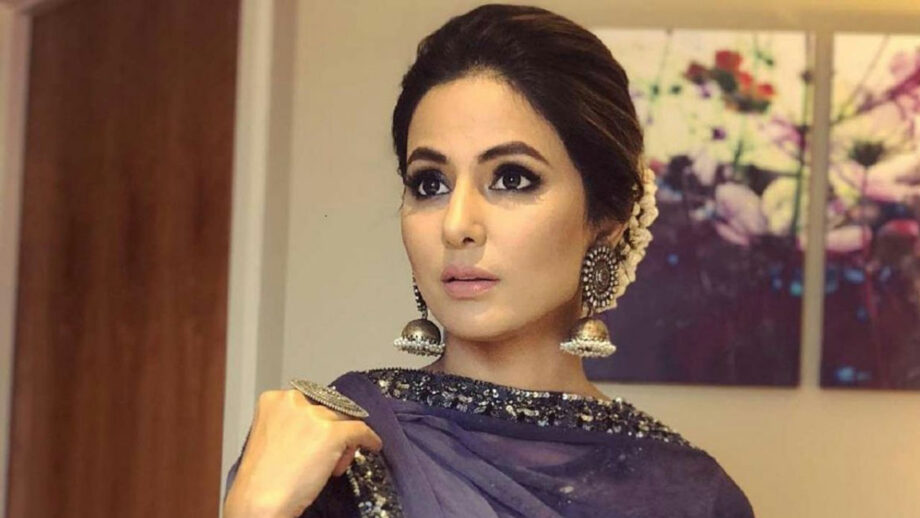 Hina Khan spotted on the sets of Kasautii