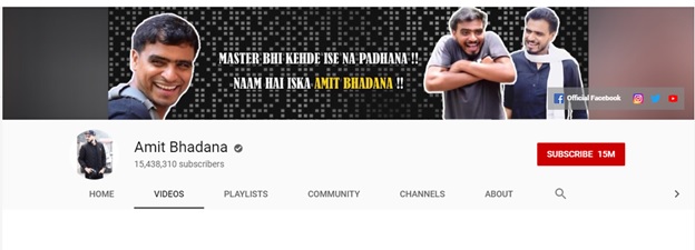 The best Desi YouTuber Amit Bhadana 1