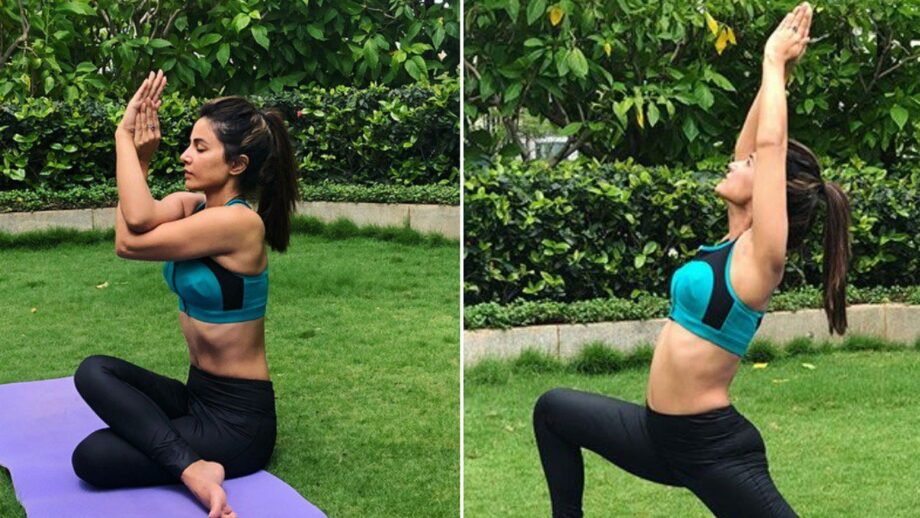 #YogaDay2019: Hina Khan's Yoga pictures! 6
