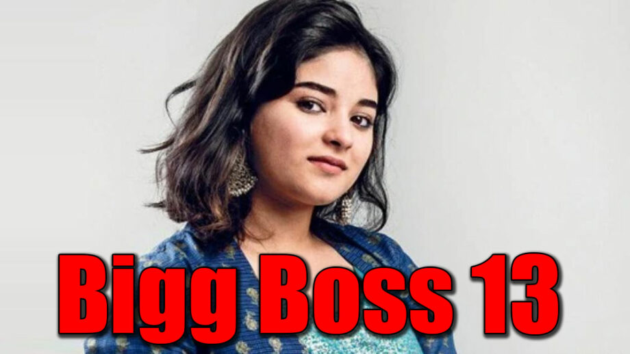 Controversial actor Zaira Wasim to feature in Bigg Boss 13?