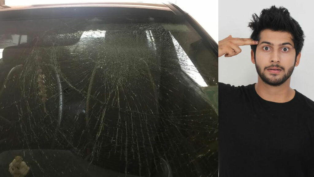 Namish Taneja's car hit by lightning