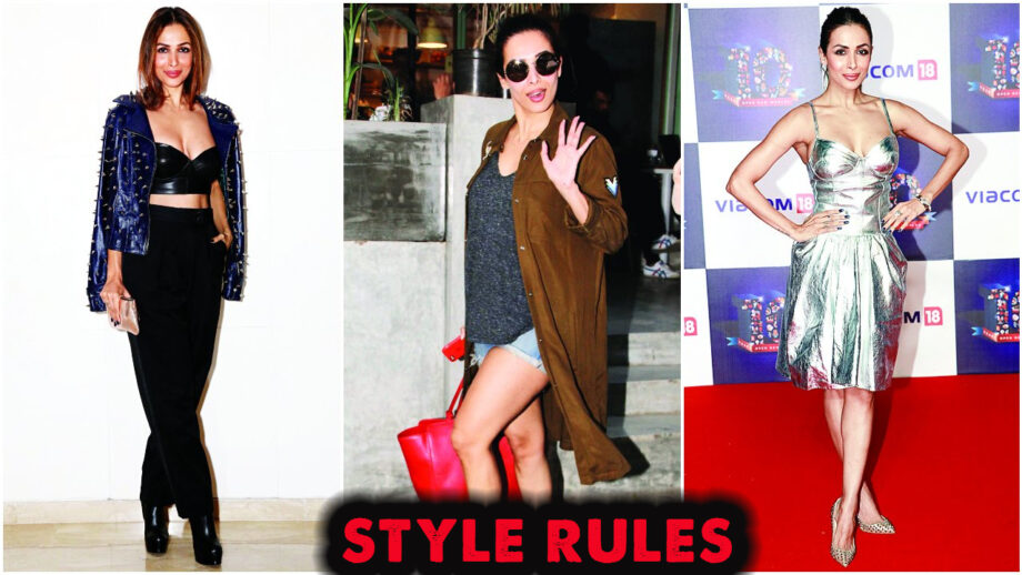 Need some tips to up your fashion game? Follow these style rules by Malaika Arora