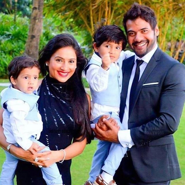 Pictures that prove Shabir Ahluwalia is just as sweet a dad in real life as in Kumkum Bhagya 1