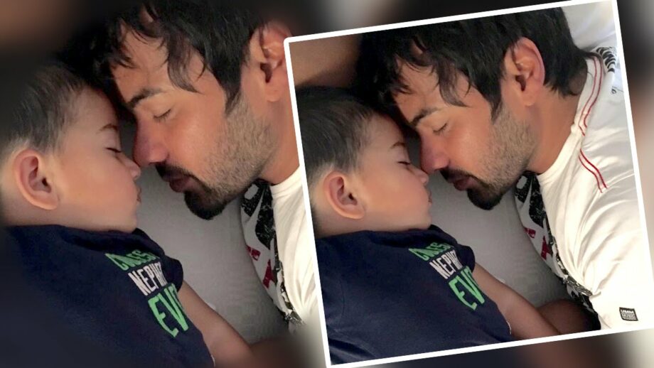 Pictures that prove Shabir Ahluwalia is just as sweet a dad in real life as in Kumkum Bhagya