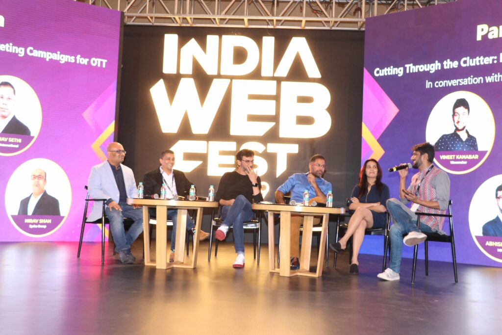 Watch Now: Session with Vineet Kanabar, Divya Dixit, Manav Sethi, Abhishek Joshi, Amogh Dusad, Nirav Shah at India Web Fest 2019 - 1