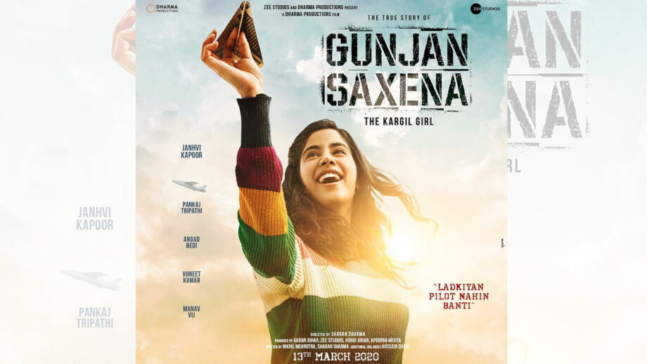 Check out the first look of Janhvi Kapoor in Gunjan Saxena - The Kargil Girl