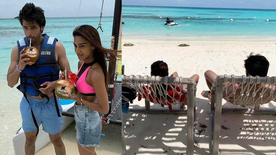 Parth Samthaan and Erica Fernandes enjoy the view by the beach! 1