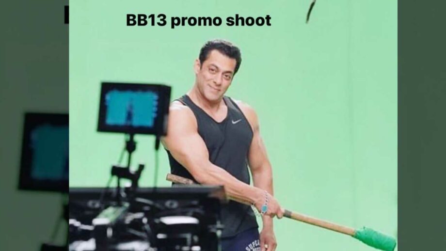 Salman Khan shoots a promo for Bigg Boss 13