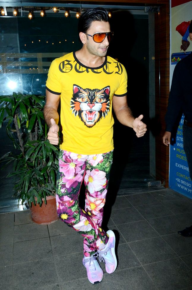 When Ranveer Singh disappointed us with his fashion game 2