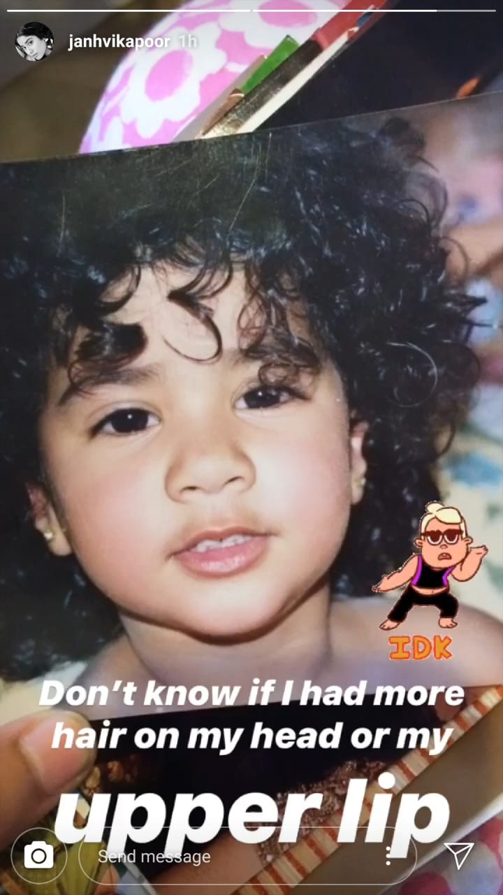 Catch this cute adorable throwback pic of Jahnvi Kapoor 1