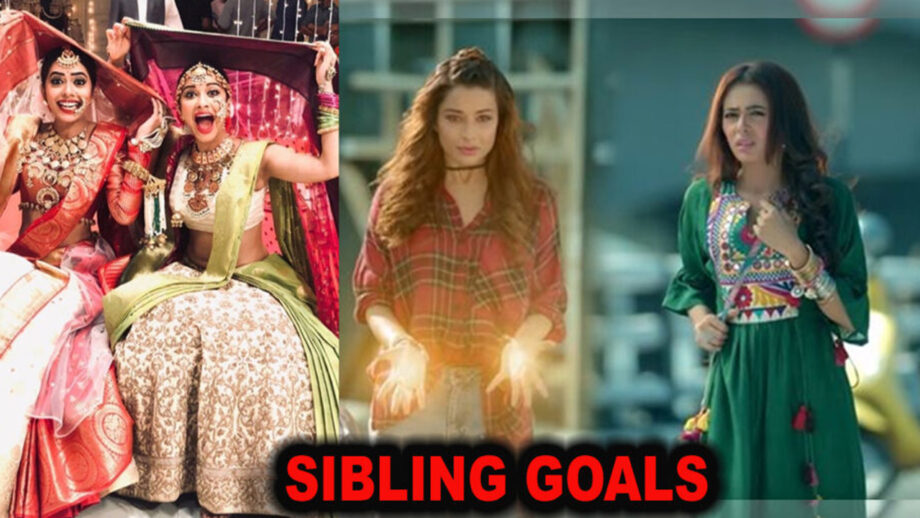 Divya and Drishti from supernatural drama Divya Drishti are major sibling goals