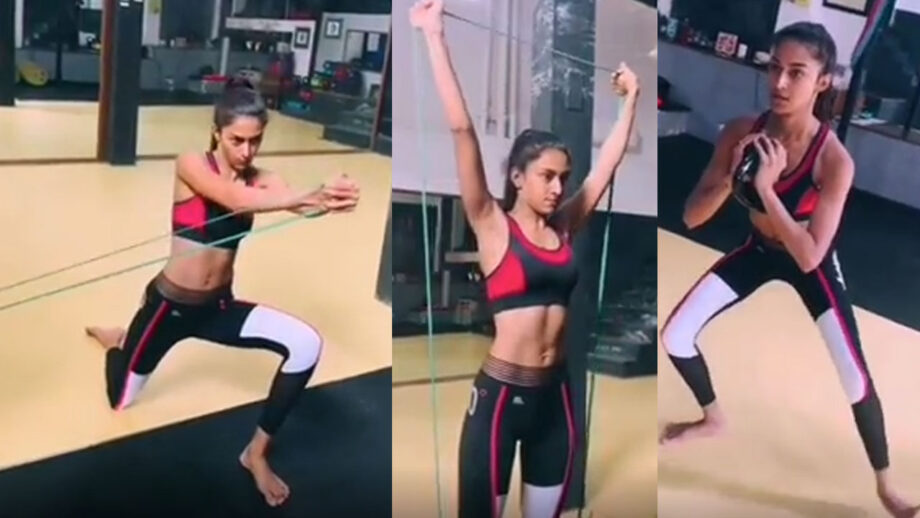 Erica Fernandes' workout video will give you major fitness goals