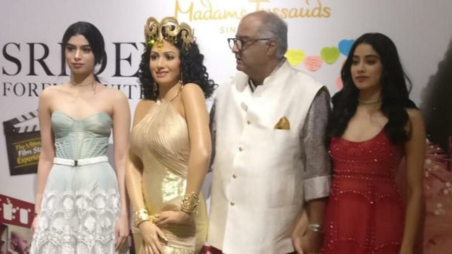 Iconic Sridevi's statue unveiled at Madame Tussaud's, Singapore, family emotional