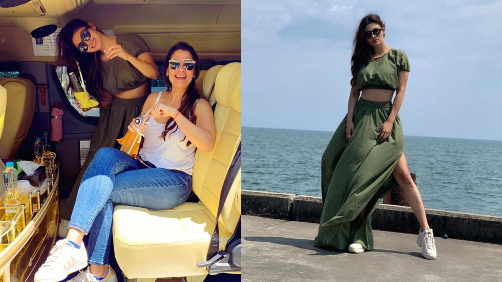 Naagin Mouni Roy lives it up on holiday with a close friend