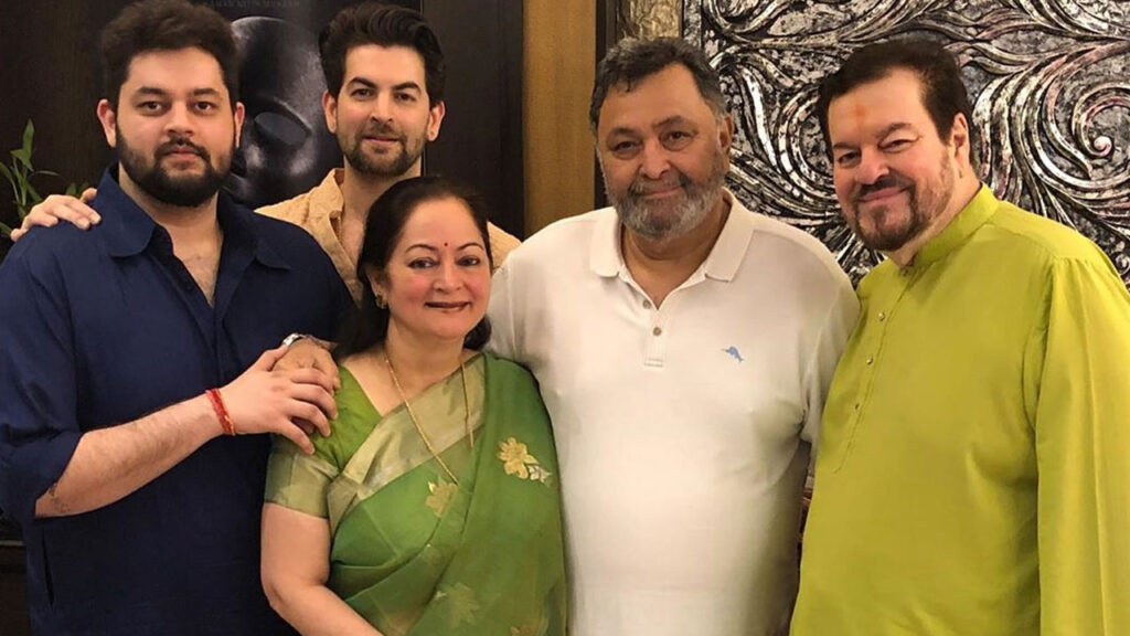 Rishi Kapoor meets Neil Nitin Mukesh's family