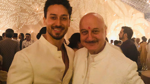 Anupam Kher's special blessing for Tiger Shroff