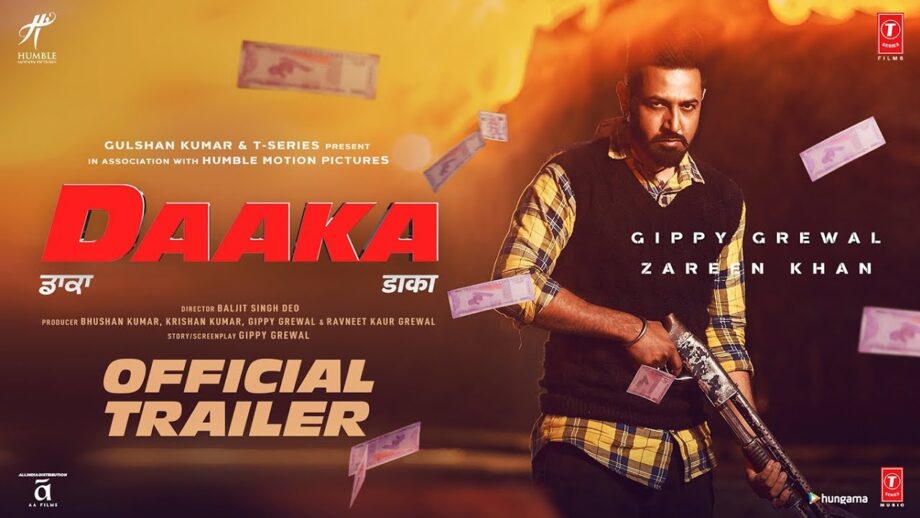 Gippy Grewal, Zareen Khan, Daaka, Bollywood, Zareen Khan starrer Daaka trailer out