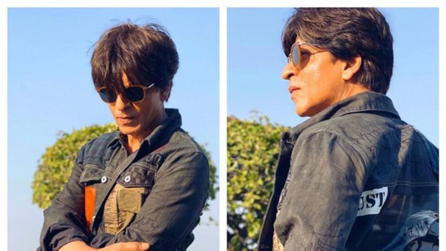 SRK slays in a jacket gifted by Karan Johar