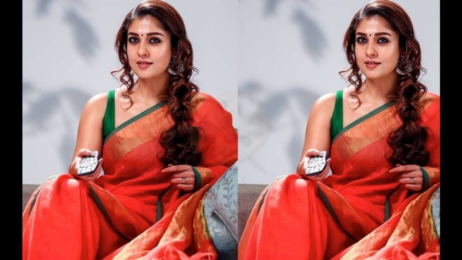 Amazing unseen pictures of Nayanthara in a saree