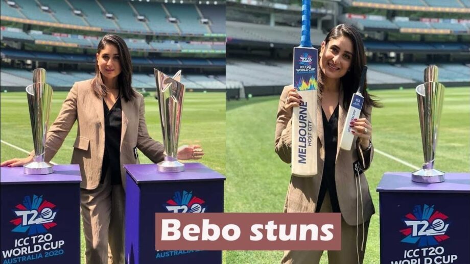Kareena Kapoor Khan unveils the ICC T20 trophy