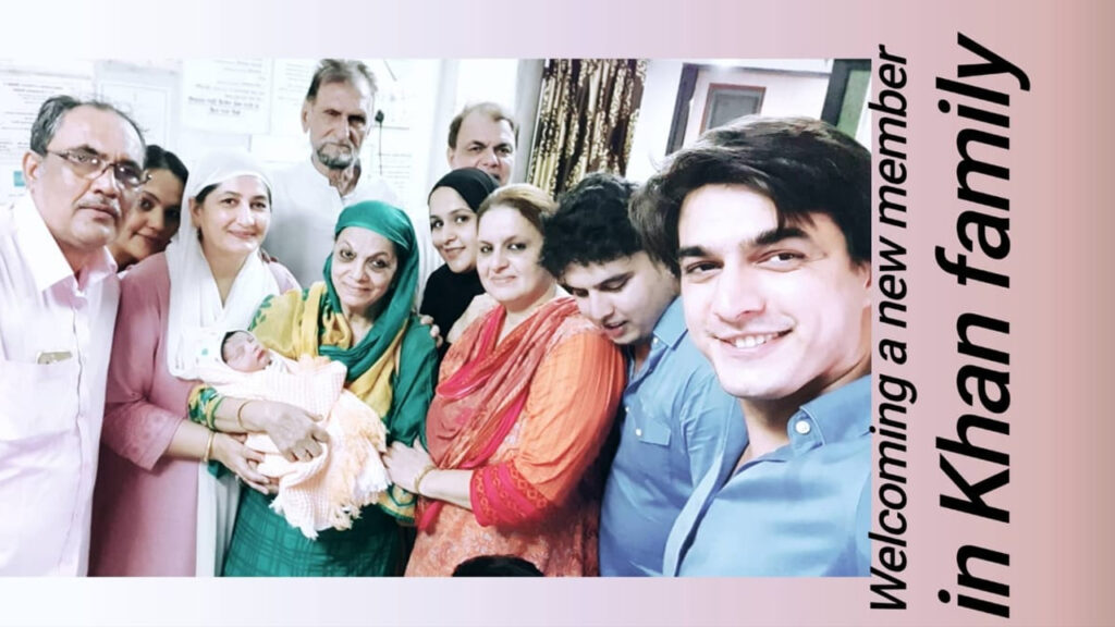Mohsin Khan welcomes a new member in his family