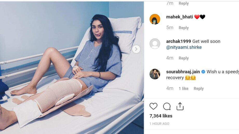 Nityaami Shirke has a leg surgery and needs your wishes