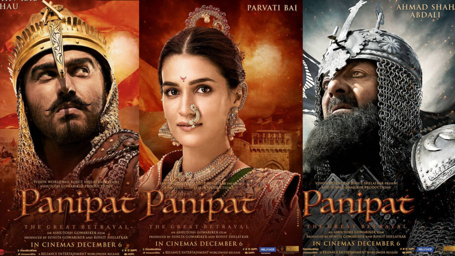 Panipat First Look: Sanjay Dutt, Arjun Kapoor, Kriti Sanon are ready for the battle 