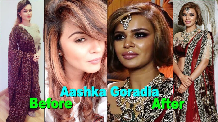 Then V/s Now: Aashka Goradia’s complete style transformation 4