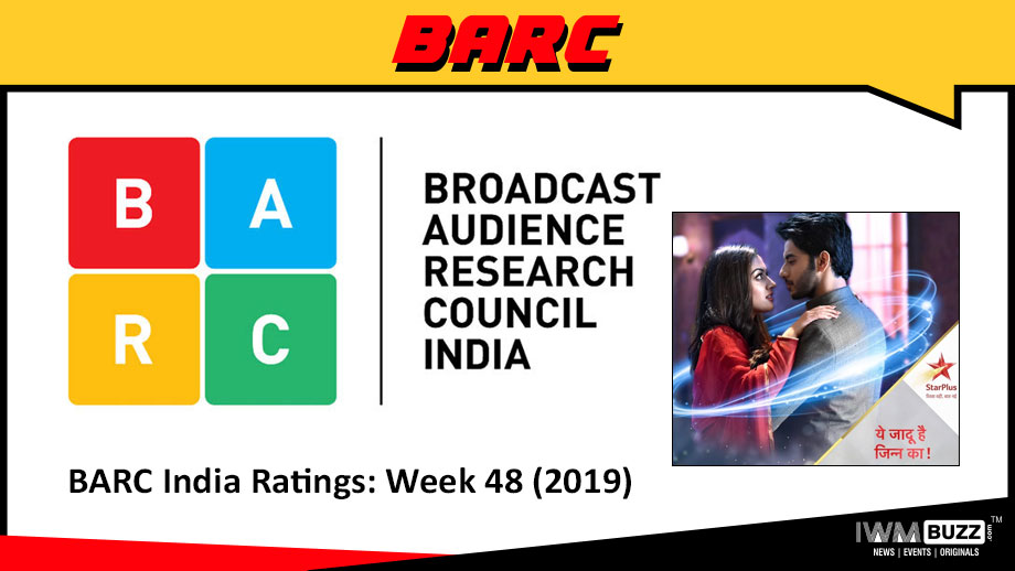 BARC India Ratings: Week 48 (2019); Yeh Jaadu Hai Jinn Ka takes top slot