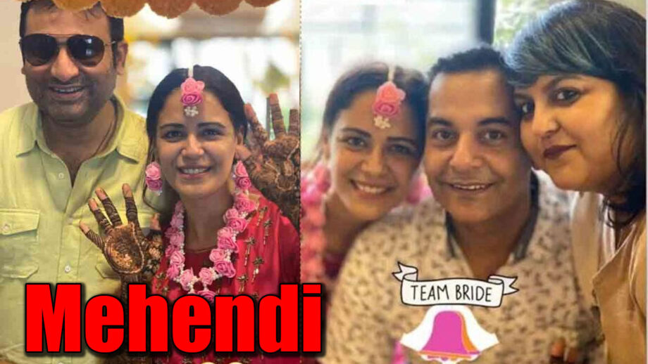 Bride-to-be Mona Singh is positively glowing in her Mehendi 2