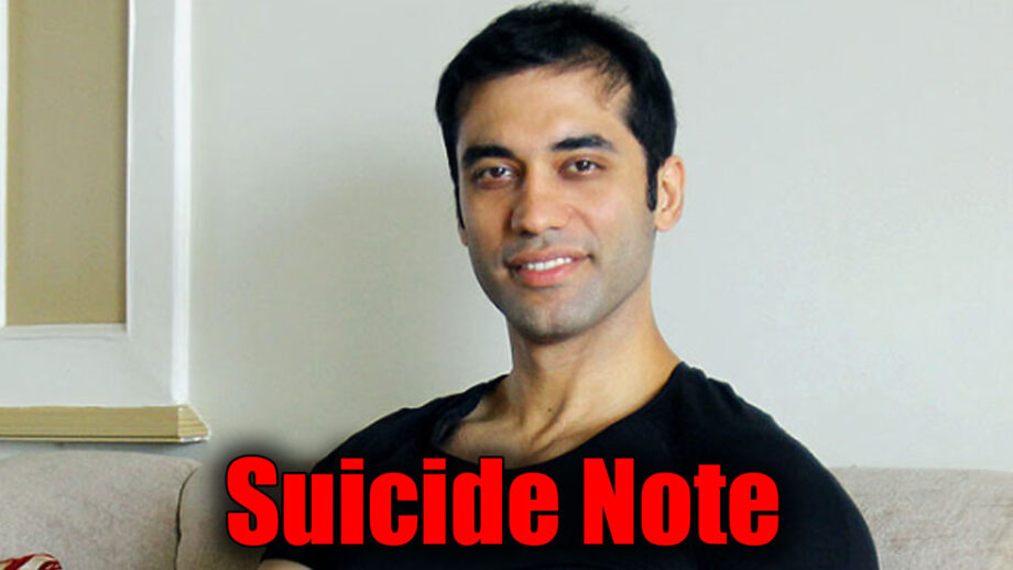 Kushal Punjabi’s suicide note found