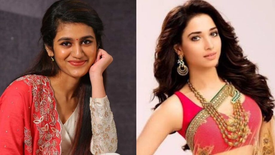 Priya Prakash Varrier vs Tamannah: Who is your favorite actress from the south? 1