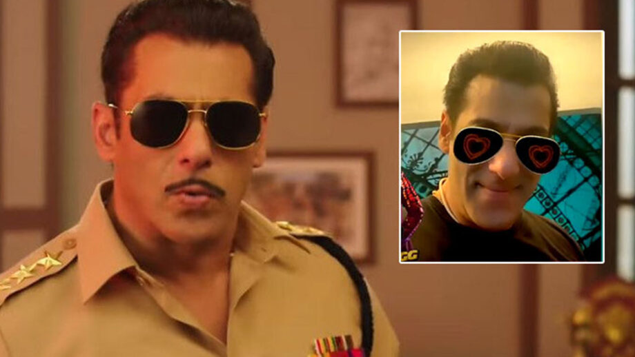 Salman Khan wants you to try the Dabangg 3 filter
