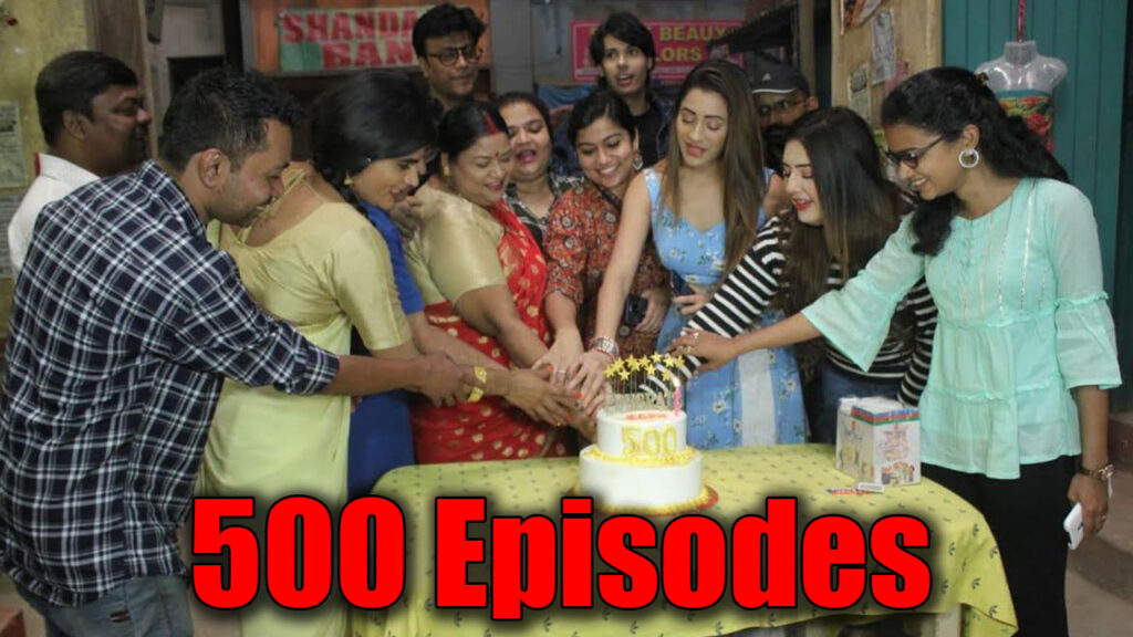 We are grateful to our audience for 500 episodes of Jijaji Chhat Per Hain: Hiba Nawab and Nikhil Khurana