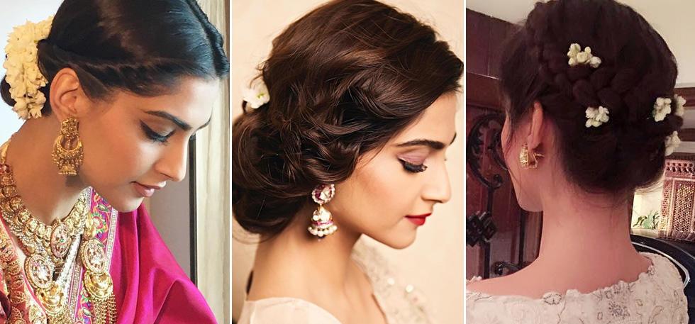5 Quick and Simple hairstyles of Sonam Kapoor 5