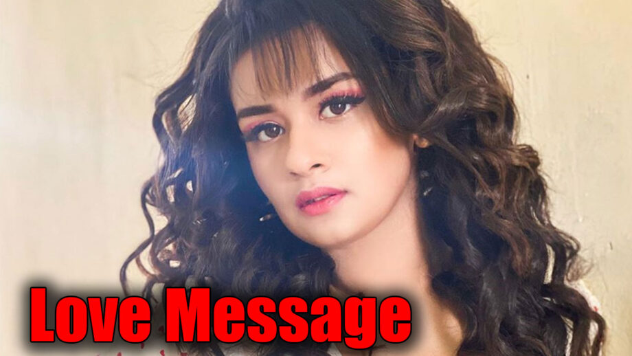 Avneet Kaur receives a ‘love message’